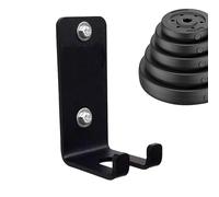 Wall Barbell Rack Gym Stand - Space Saver Mount, Heavy Duty Storage Bracket | Ideal/Suitable for Fitness Training Area Home Studio Garage Basement Workout Organization Holding Equipment Display