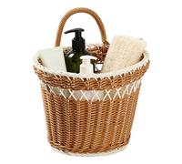Wall Basket,Vegetable Storage Box Holder - Artificial Wicker Wall Fruit Basket,for Kitchen Laundry Nursery Office Pantry Room Sink Wedding