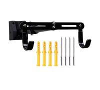 Wall Bike Mount Rack, 360-Degree Adjustable Hook System, Road and Mountain Bike Organizer, Space-Saving Vertical Storage, Ideal for Scooter Cycle Garage or Indoor Setup
