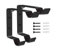 Wall Bike Wheel Holder | 2 Pieces Heavy Duty Steel Organization Rack - 8.07 * 5.5 * 4.5inches Bike Spare Tire Organizer - For Bicycle Lovers Home Indoor Garage Basement Studio Stores