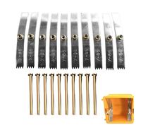 Wall Box Repair Tool | 10 Pieces Fix Tool | Electrical Wall Box Repairer with Teeth - for Household Home Renovation Construction