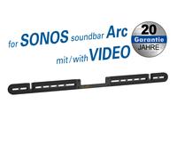 Wall bracket for sonos® arc slim design, only 11 mm wall distance, bl
