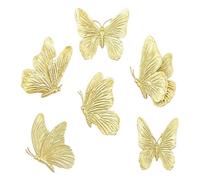 Wall Butterflies - 12x8x1.5cm Retro Aesthetic Decorative Stickers | 3D Butterfly Room Decor Wall Stickers | Aesthetic Animal Decals For Living Room Bedroom Office Farmhouse Garden Indoor Outdoor