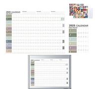 Wall Calendar 2025, Compact Annual Wall Calendars Planner, 29.21x20.67 inches Adorable Walls Calendar Single Page Holiday, Daily Scheduler Organizer for Home and School