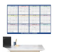 Wall Calendar 2026-34.65 Inch Large Monthly Planner for Teacher Scheduling, Home Organization with Erasable Function, Classroom Calendar for School College Family, White Foldable, New Year Use
