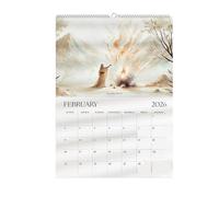 Wall Calendar, 2026 Jesus Planner, 8.86x11.02 Inches Inspirational Design with Monthly View, Hangable Religious Organizer for Daily Planning, Home, Workplace, Classroom, Family, School, Meeting Desk