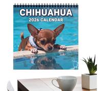 Wall Calendar 2026 - Months Wall Calendars Dog Themed January To December | Walls Planner Calendar | Dog-Themed Monthly Agenda Planner For Dormitory Hotel Classroom Bedroom School Traveling Apartment