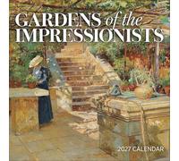 Wall Calendar 2027, Gardens of the Impressionists, 12 Months, Large Grid Design Featuring 12 Artworks