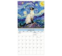 Wall Calendar Cat Prints Cute S chedule Management Planner