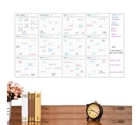 Wall Calendar Erasable,Dry-Erase Wall Planner | Erasable Boards for Family Friends Colleagues