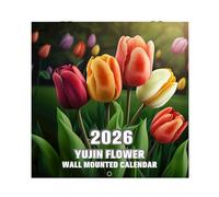 Wall Calendar, Monthly Wall Art Calendar with Cute Scene Illustrations, Fun Paper Planner for Kids Teachers Family Use in Bedroom Dorm Apartment Classroom Kitchen or Office