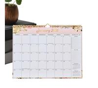 Wall Calendar - Wall Calendar 2026-2027, Large Desk Calendars, Double Thread Binding, January 2026 To June 2027 | Home Office Planning Organizer, Home Office Planning Organizers, Colorful Blocks