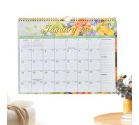 Wall Calendar - Wall Calendar 2026-2027, Large Desk Calendars, Double Thread Binding, January 2026 To June 2027 | Home Office Planning Organizer, Home Office Planning Organizers, Colorful Blocks