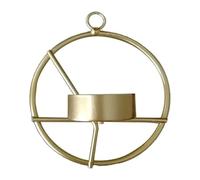 Wall Candlesticks，Art Geometric Sconces Hanging Wall Tea Lights，Round Wall Sconces Used for Wedding Living Room Decoration，Gift Candlestick(Gold 1)