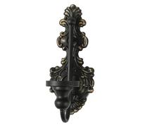Wall Candlesticks, Vintage Distressed Wall Candle Holder for Living Room Decor Cast Taper Candle Sconce for Elegant Home Ambiance(Black)