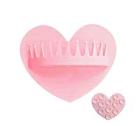 Wall Catcher, Heart Shape Collector, Trap, Bathroom Helper with Suction Cup, Sink Drain Protector Cute Style, Home Accessory Smooth Design, Catcher Tool for