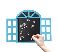 Wall Chalkboard - Erasable Memo Message Display Board, Wooden Wall-Mounted Blackboard Sign | Chalkboard for Home Bedroom Kitchen Classroom Cafe Restaurant Bar Shop Wedding Party Decor