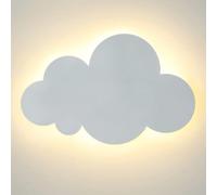 Wall, Children's Room Cloud Decorative Lighting Wall Lamp, White Cartoon Wall(Warm Light)