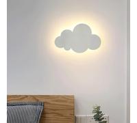 Wall, Children's Room Cloud Decorative Lighting Wall Lamp, White Cartoon Wall(White Light)