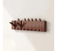 Wall Coat Rack with Hooks, Decorative Beech Wood Piano Shaped Design for Entryway, Bedroom, Coats, Bags, and Hats