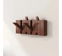 Wall Coat Rack with Hooks, Decorative Beech Wood Piano Shaped Design for Entryway, Bedroom, Coats, Bags, and Hats