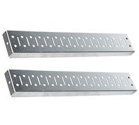 Wall Control 30-GS-0332 GV - Rieles galvanizados para tablero de clavijas (32 pulgadas)