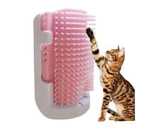 Wall Corner Massage, Comb Cats, Comfortable Hair Grooming Brush, Self-Grooming Cat Soft Bristles, Wall Scratcher For Short & Long, Catnip-Infused Pet Tool, 5.31x4.13x1.97 Inches