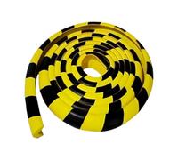 Wall Corner Protector - Rubber 5m 1.2cm Thick | Adhesive Tool Bumpers | Corner Wall Protector For Factory Floors, Equipment Edges, and Home Or Office Walls Safety Protection Use