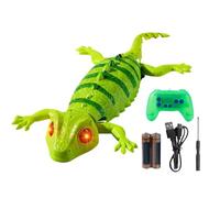 Wall Crawling Gecko - 2-mode Remote Control Rechargeable Light Up | RC Toys Wall Robot Gecko | For Preschoolers Kindergarten Students Boys Girls Kids Daughter Son Floor Climbing Electric Prank