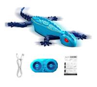 Wall Crawling Gecko Toy with LED - - - Eyes Rechargeable Electric Lizard |