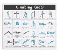 Wall Decor Types of Knots Poster Essential Knot Tying Chart