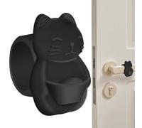 Wall Door Knob Protector | Cartoon Wall Door Stop Handle Cover Anti-Collision | Silicone Guard Quiet Shield Silencer for Apartment Hospital School Bathroom Bedroom Nursery Living Room Hotel Dorm
