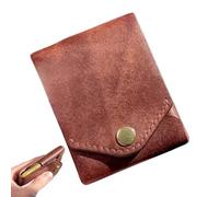 Wall Exchange Men - Real Leather Billet - Billetera con tarjetas de crédito. Enviar - Compact Wallet se ajusta en un bolsillo - billetera delgada hecha de cuero para la vida cotidiana y los negocios -