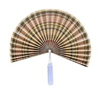 Wall Fan Decor - 100cm Bamboo Decorative Wall Fan | Hangable Folding Art Ornament, Decorative F́an with Tassel,for Home, Living Room, Over Bed, Dorm Room, Office, Hotel Ŕoom, Restaurant