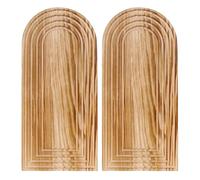 Wall Flower Vase - 2 Pieces Rustic Aesthetic Plant Holder for Indoor Home Decor, Boho Wall Mounted Modern Planter with Aesthetic Design, Hanging Flower Display for Dining Room Bedroom