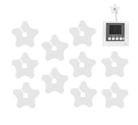 Wall Grommets For Cables, Star-Shaped Wire Cord Pass Through Management Solution, 10 Pieces Silicone Cable Pass Through Wall Grommet For Entertainment Center Office Home Theater