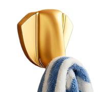 Wall Hanger, Gold Elephant Head, Hat Towel Hook, Bathroom Kitchen Closet Entryway Home Room Office Laundry Cabinet Key Purse Bag Backpack Wreath, Decorative and Functional Wall Hook, Durable Metal Han