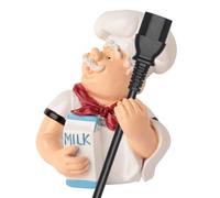 Wall Hooks - 7.5cm Kitchen Cable Tidy | Plug Storage Hooks Resin, Cartoon Chef Power Cord Organizer For Plug, 2kg Strong Load-Bearing Waterproof Kitchen Wall Cord Keeper For Home, Garden And Garage