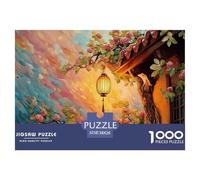 Wall Lamp in Style_of Chinese Design 1000 Pcs Papel Ecológico Rompecabezas Warm Light Liberador De Estrés Juego Creativo Puzzle Juego De Desafío Difícil 38x26cm/1000pcs