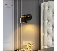 Wall lamp, The Copper Bedroom Bedside Lamp - Minimalist Living Room TV Background Staircase Balcony,Candelabros