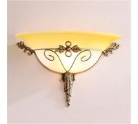 Wall Lamps Compatible with Living Room Retro Staircase Aisle Wall Light Wall Mounted Copper Wall Lamp Wall Lamps Lighting Fixture Wall Light(Beige)