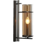 Wall Lamps & Sconces Glass Wall Gold All Copper Indoor Bedside Lamp Wall Wash Light E14 Cylinder Indoor Decor Wall Lights Vanity Lighting Fixtures for Bedroom Dining Room C