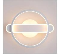 Wall Lamps & Sconces Minimalist Wall Lighting, Creative Ring Wall Lamps with 3 Brightness, Iron Art Wall Mounted Light, Roung Lights Fixtures for Bedside Bedroom Living R