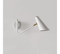 Wall Light Indoor LED 12W 3000K Warm White Metal Wall Lamp Adjustable Swing Long Arm Modern Decorative Wall Sconce, for Living Room Bedroom Hallway Corridor Stairs Hall, White