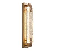 Wall Light Indoor LED 12W 3000K Warm White Modern Crystal Wall Lamp Decorative Wall Sconce Lamp for Living Room Bedroom Hallway Corridor Stairs Hall, Gold