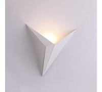 Wall Light Indoor LED 3W Modern Creative Metal Wall Lamp 3000K Warm White Wall Sconce, for Living Room Bedroom Hallway Corridor Stairs Hall, White
