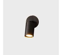 Wall Light Indoor LED 5W 3 Color Temperature Adjustable Brass Wall Lamp Rotatable Modern Decorative Wall Sconce, for Living Room Bedroom Hallway Corridor Stairs Hall, Black