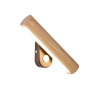 Wall Light Indoor LED 6W 3000K Warm White Modern 350° Rotatable Wood Wall Lamp Decorative Wall Sconce Lamp for Living Room Bedroom Hallway Corridor Stairs Hall