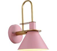 Wall Light Lamp Decorative Wall, Industrial Style Wall Lights, Nordic Personality Lamps Wall Lamp for Living Room Bedroom and Hallway, Rosa(Rosa)