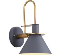Wall Light Lamp Decorative Wall, Industrial Style Wall Lights, Nordic Personality Lamps Wall Lamp for Living Room Bedroom and Hallway, Rosa(Gris)